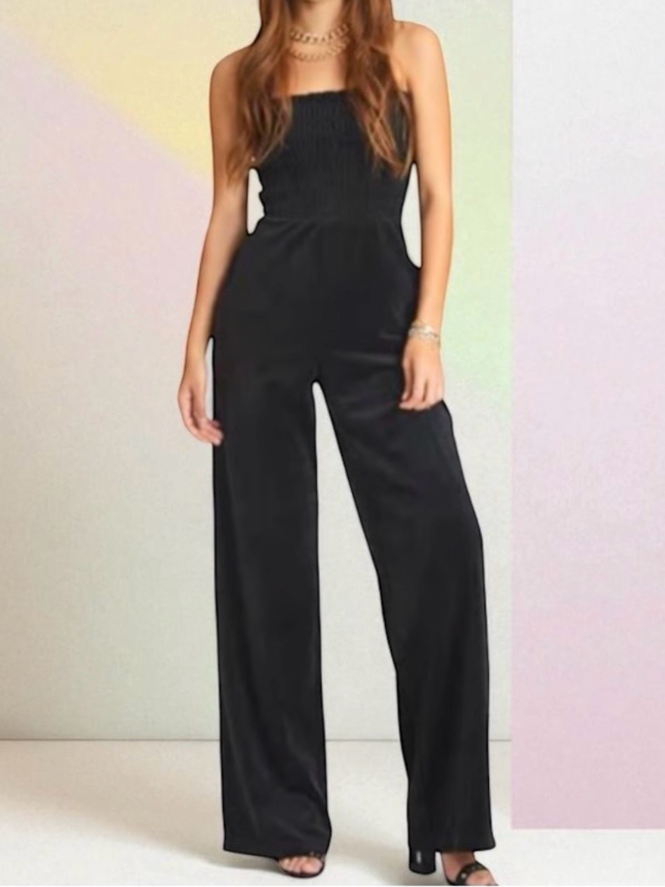 Juicy Couture Velour Smocked Jumpsuit